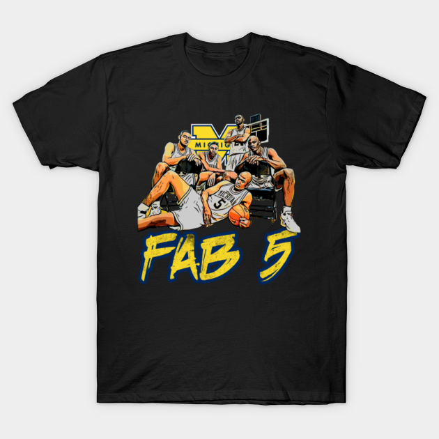 michigan fab 5 shirt